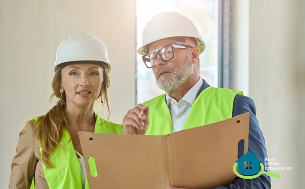 Inspection team on site at a HUD-assisted property
